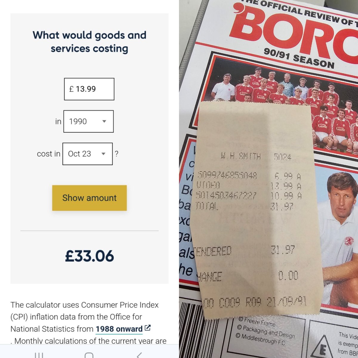 Just imagine paying over £33 for your club video .  We get a whole lot more for our money with TV and video these days.

Loads to come