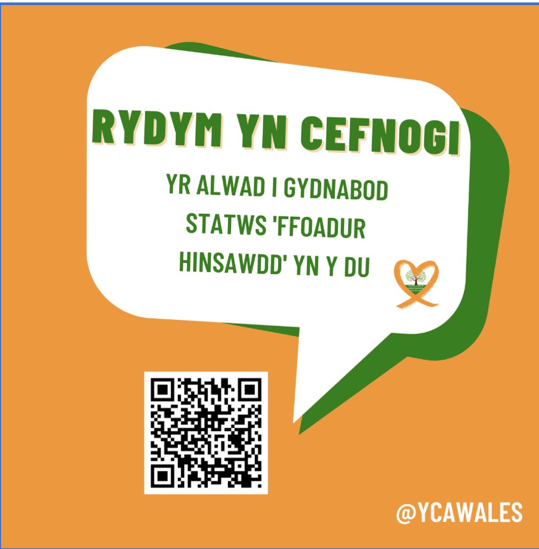 We proudly support <a href="/YCAWales/">Youth Climate Ambassadors for Wales</a> call on the UK Government to recognise Climate Refugees in the UK🧡 

#ClimateRefugeesExist #ycawales 

📢ARWYDDO’R DDEISEB📢
Rydym yn falch o gefnogi <a href="/YCAWales/">Youth Climate Ambassadors for Wales</a> yn galw ar Lywodraeth y DU i gydnabod Ffoaduriaid Hinsawdd🧡
#ClimateRefugeesExist