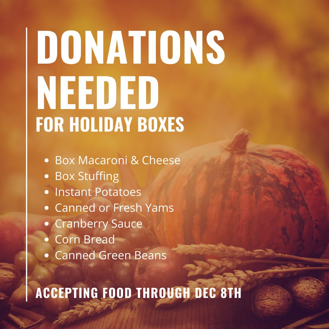 🍂 DONATIONS NEEDED 🍂

Join us in spreading warmth and joy this season by supporting our Backpack Feeding Program. Donations are needed to fill holiday boxes with essential food items. Your generosity can make a meaningful difference!

📍 12715 Telge Rd, Cypress, TX 77429