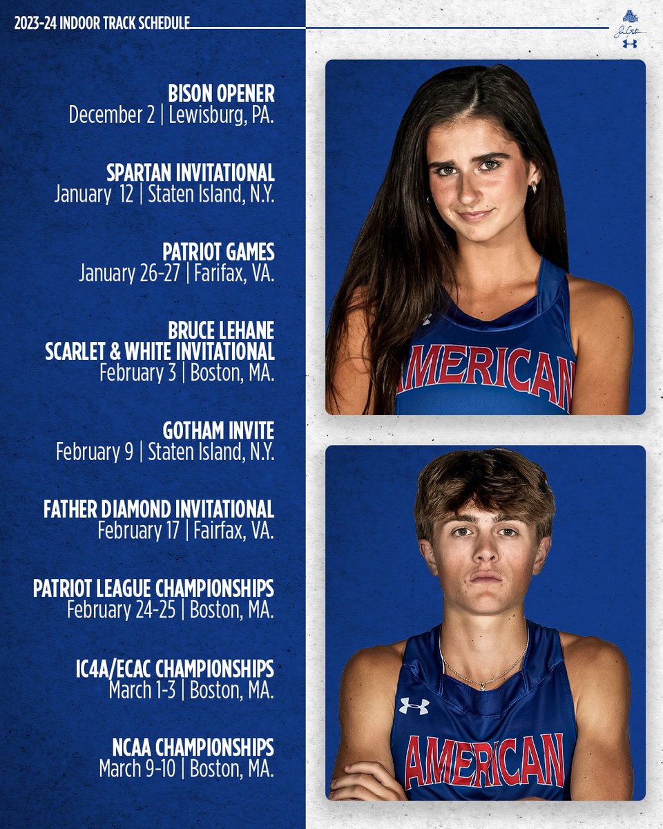 🚨🗓️ SCHEDULE RELEASE 🗓️🚨

Indoor track season will be here sooner than you think!

📰 » bit.ly/indoor-schedul…