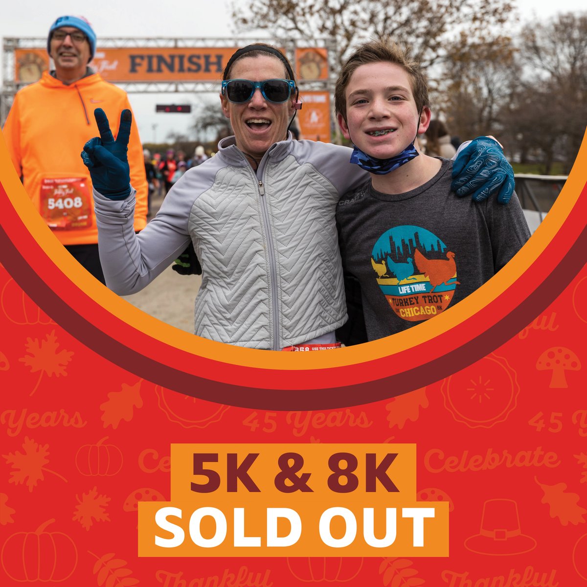 TurkeyTrot_Chi's tweet image. Both the 5K and 8K are officially SOLD OUT! Limited spots still remain for the Plymouth Rock Ramble (Kids Race) so get your kids signed up, so the whole family can enjoy race day together! #TurkeyTrotChicago #SoldOut #Thanksgiving #TurkeyTrot #RaceWithLifeTime #LTAthleticEvents