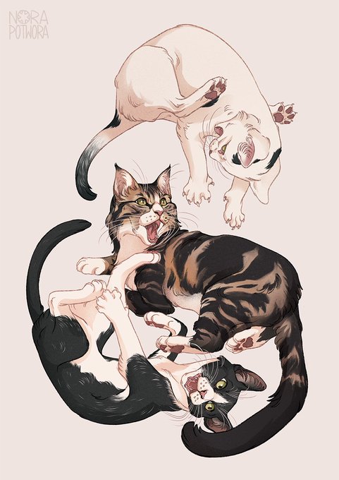 Ivy, Vienna and Felix I had a great pleasure to draw for Tricia!