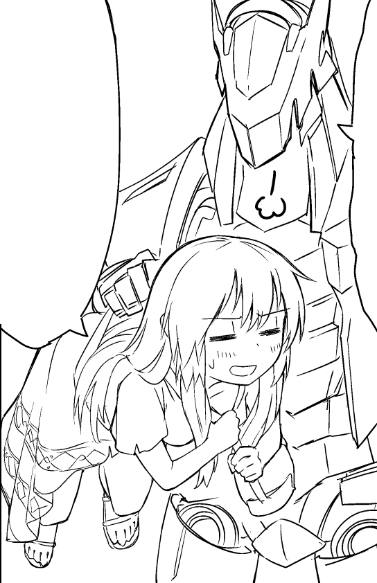 ひとまず10ページくらいにキャラのペン入れできた・・・
トキエちゃんもっと可愛く描きたいぃぃぃ 