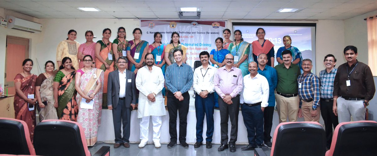 SocialIt31363's tweet photo. The Department of Information Technology at GNITS is delighted to announce the successful inauguration of the ATAL FDP on "Explainable AI in Automated Driving: A User-Centered Interaction Approach for Explicit Understanding of Users, Tasks, and Environments." 
#ATALFDP #GNITS https://t.co/Wbe4mniT8N