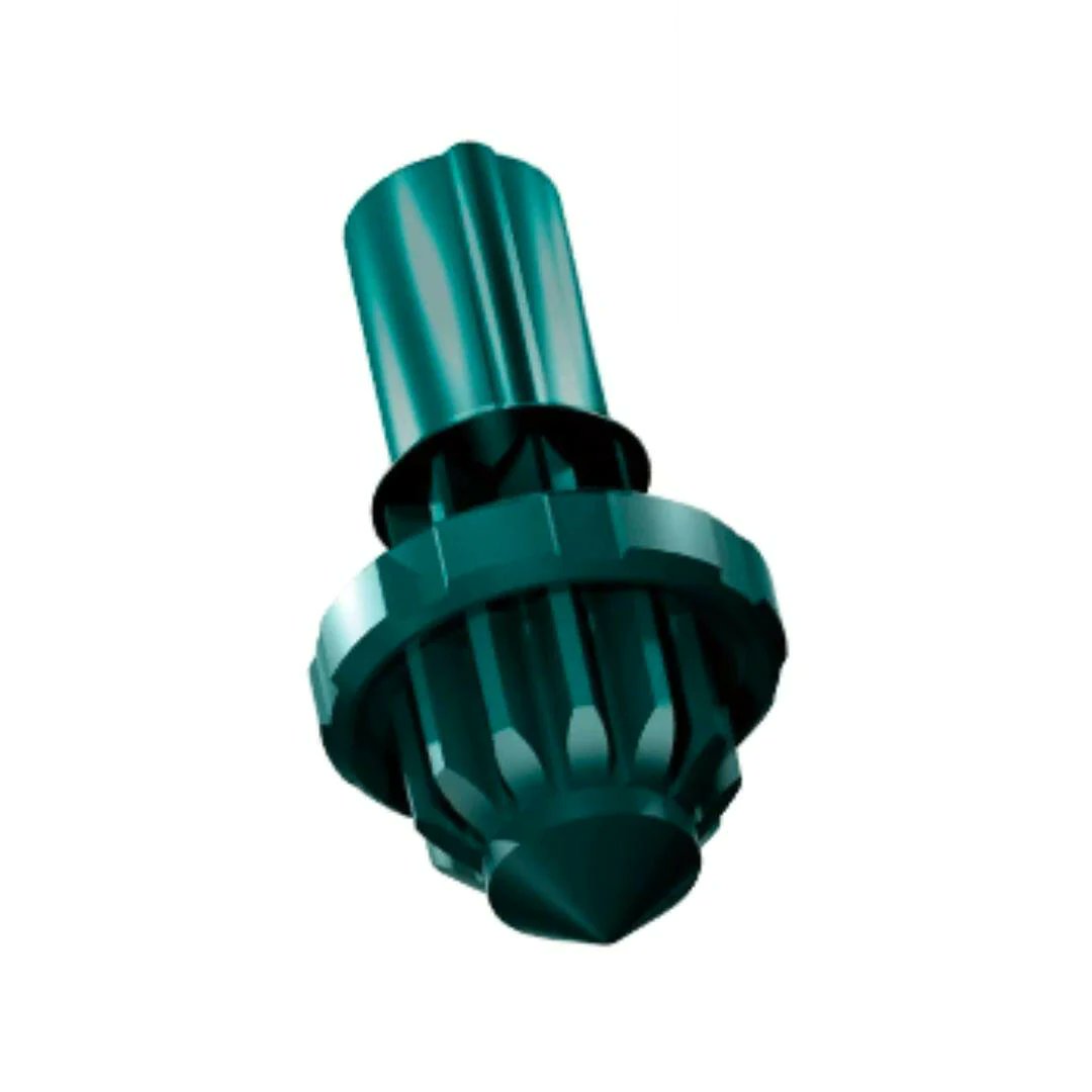 Enfin, le Bit est High Needle, une pointe en forme d'aiguille comme sa prédécesseure. Ce qui l'en distingue est sa hauteur, en effet l'engrenage est surélevé, ce qui rehausse la toupie dans sa globalité.