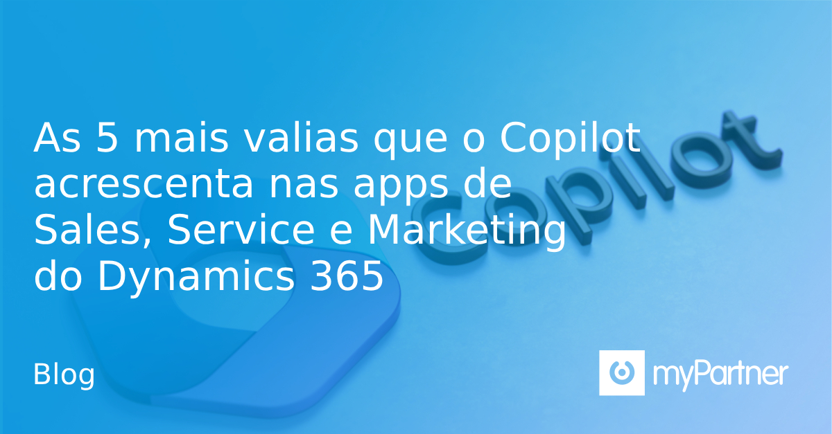 myPartner_D365's tweet photo. Desvende o potencial máximo das suas operações de Sales, Service e Marketing no Dynamics 365 com o Copilot! Descubra as 5 principais mais-valias de esta poderosa ferramenta 👇
https://t.co/wGNVONZkbH https://t.co/7pgkDZsncZ