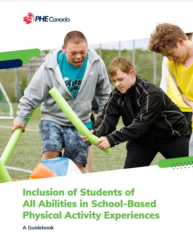 New PHE Canada resource alert!

Want to support students with a disability in your school community and enhance the inclusivity and accessibility of your everyday physical activity programming? 

Download the All Abilities Guidebook and Poster for free! | phecanada.ca/activate/all-a…