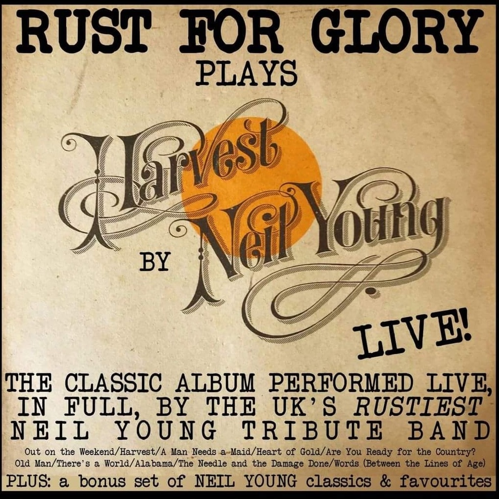 Rust For Glory (@rustforglory) on Twitter photo This Friday November 24th.
Rust For Glory play #Harvest by #NeilYoung <a href="/TheForum_Music/">The Forum Music Studios</a>
#Darlington
theforumonline.co.uk/events/rust-fo…
#crazyhorse #heartofgold #needleandthedamagedone #wordsbetweenthelinesofage #alabama #amanneedsamaid #theresaworld <a href="/gastopromotion/">Gasto Promotions</a> This Friday November 24th.
Rust For Glory play #Harvest by #NeilYoung <a href="/TheForum_Music/">The Forum Music Studios</a>
#Darlington
theforumonline.co.uk/events/rust-fo…
#crazyhorse #heartofgold #needleandthedamagedone #wordsbetweenthelinesofage #alabama #amanneedsamaid #theresaworld <a href="/gastopromotion/">Gasto Promotions</a>