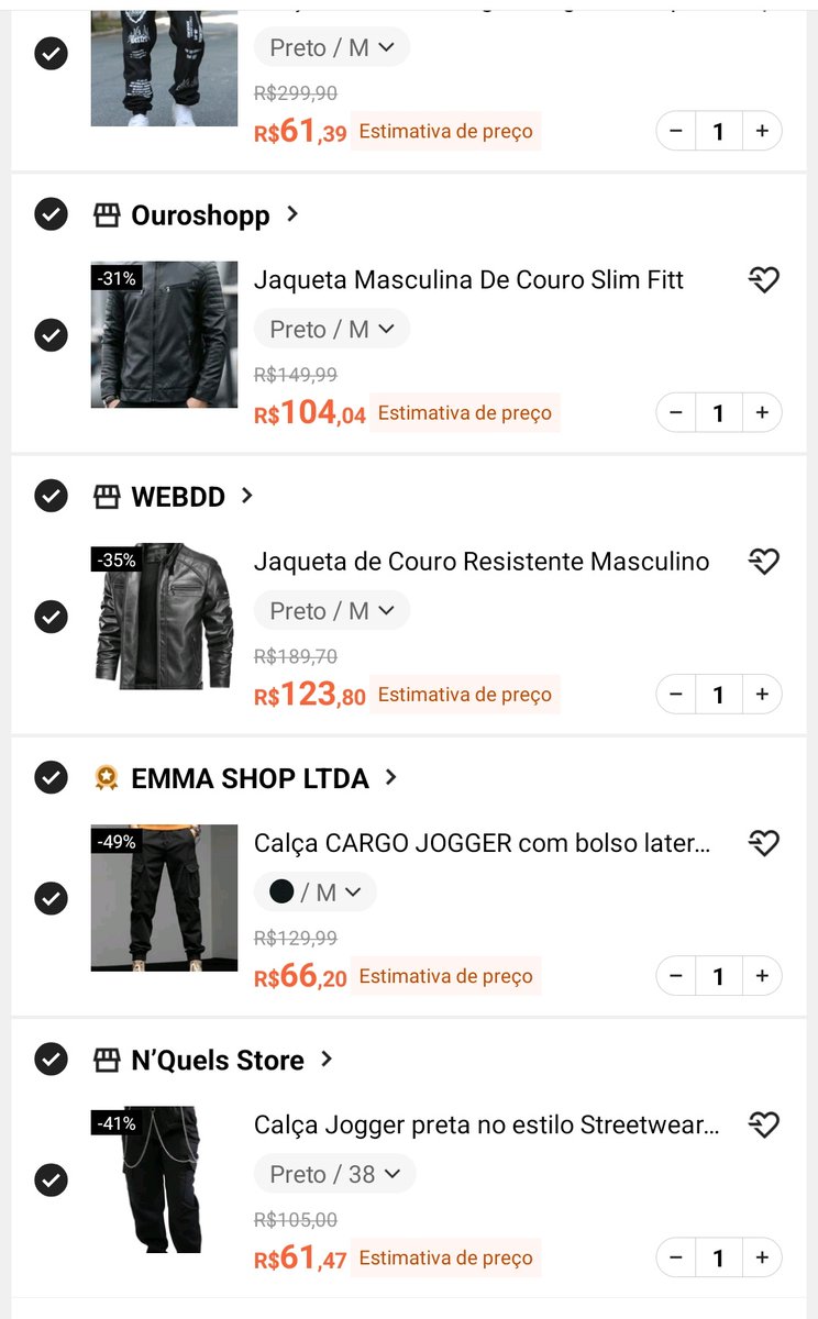 queria aderir um estilo mais punk com roupas mais pesadas mas pensa numa coisa cara