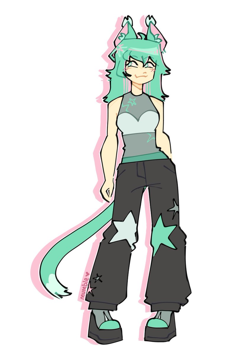 drowsypaw's tweet photo. starcat miku full body design
（＾ω＾）
#HatsuneMiku #VOCALOID https://t.co/aJZjbJkDso