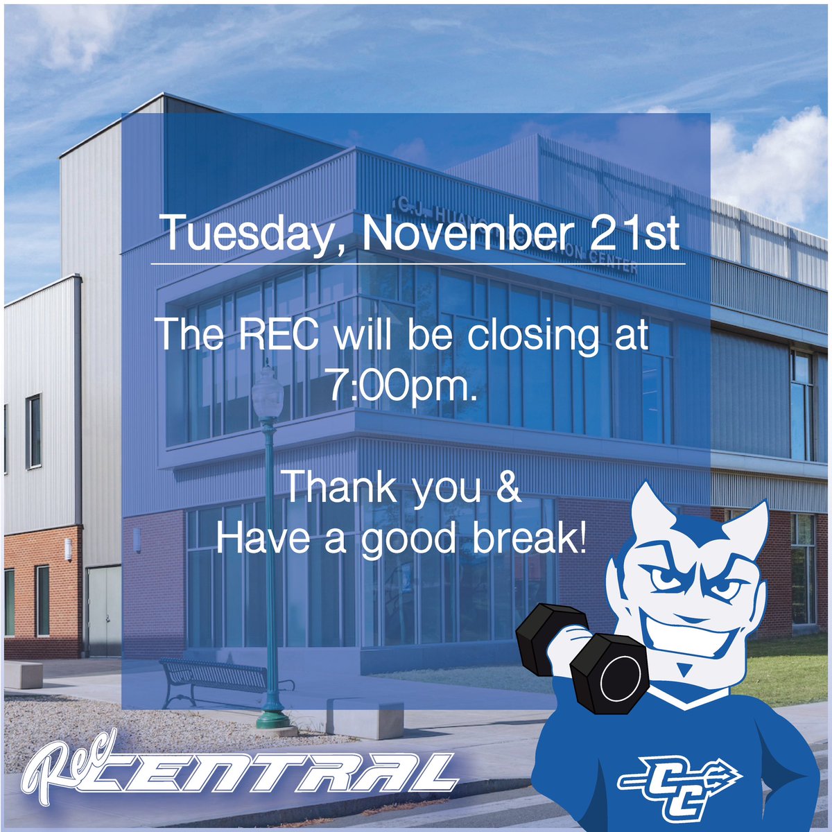 We will be closing early tomorrow, the 21st, at 7pm. We are closed Wednesday to Sunday for Thanksgiving break. We hope you all have a great break! 🦃