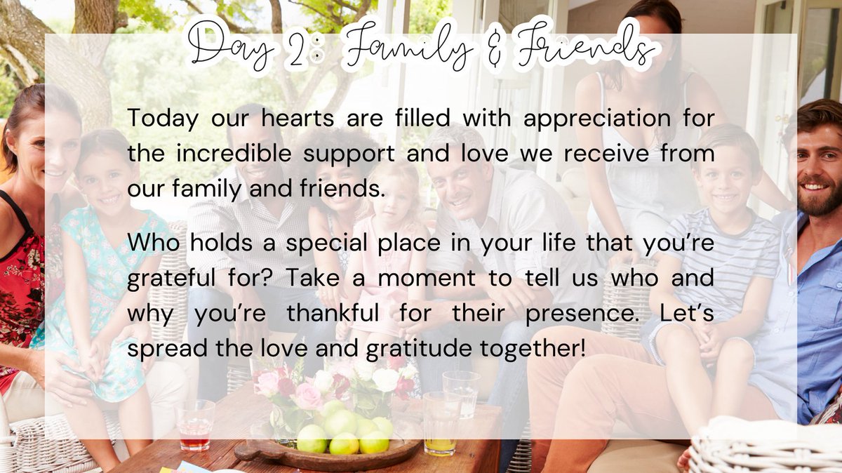 COOP_ThereItIs's tweet image. Grateful for our tribe ❤️ Who's your special someone? Share your thankfulness and let's cherish those who matter most!

#7DaysOfThanks #COOP_ThereItIs #PeopleOpsATT #LifeAtATT