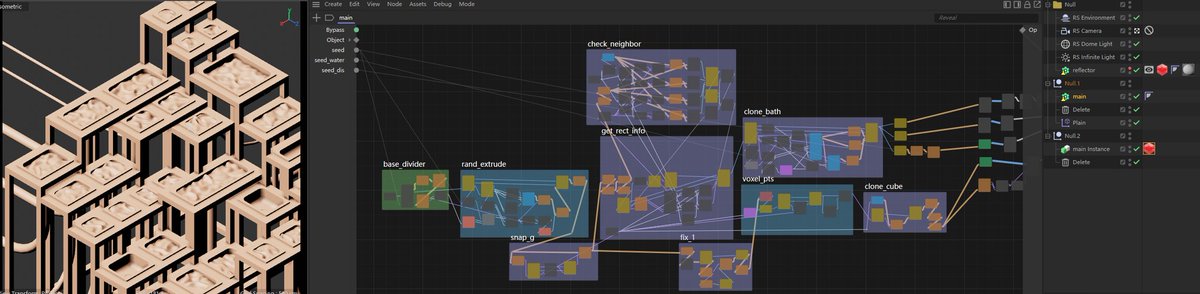 DangoFlying's tweet photo. #nodevember2023 #nodevember
#cinema4d #c4d #scenenodes
Day 19-20 "bubble bath" https://t.co/PR6lgOgxuS