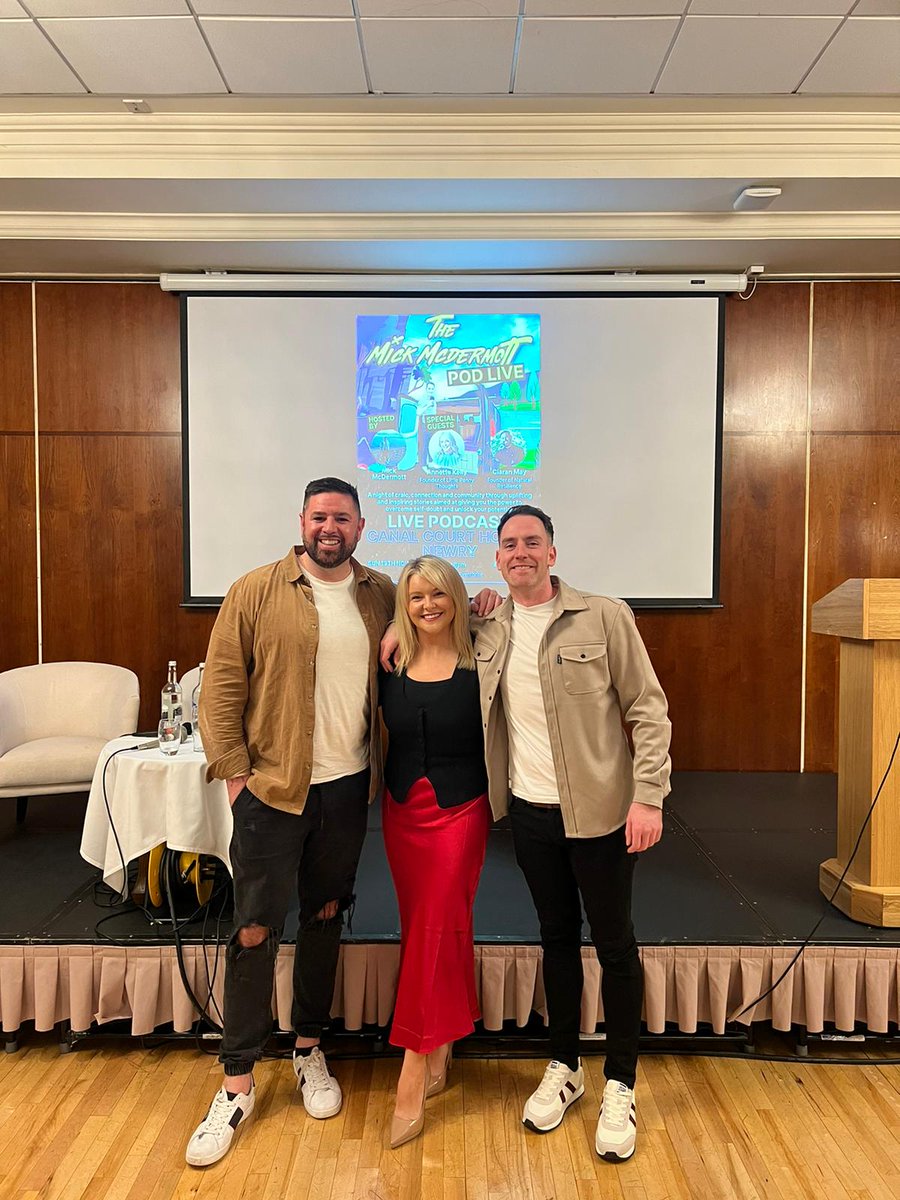 Ciaran May (@cm_therapy) on Twitter photo Great to share the stage in Newry last night with <a href="/Annettekelly__/">Annette Kelly</a> and Mick Mc Dermott for his Live Podcast. Great to share the stage in Newry last night with <a href="/Annettekelly__/">Annette Kelly</a> and Mick Mc Dermott for his Live Podcast.