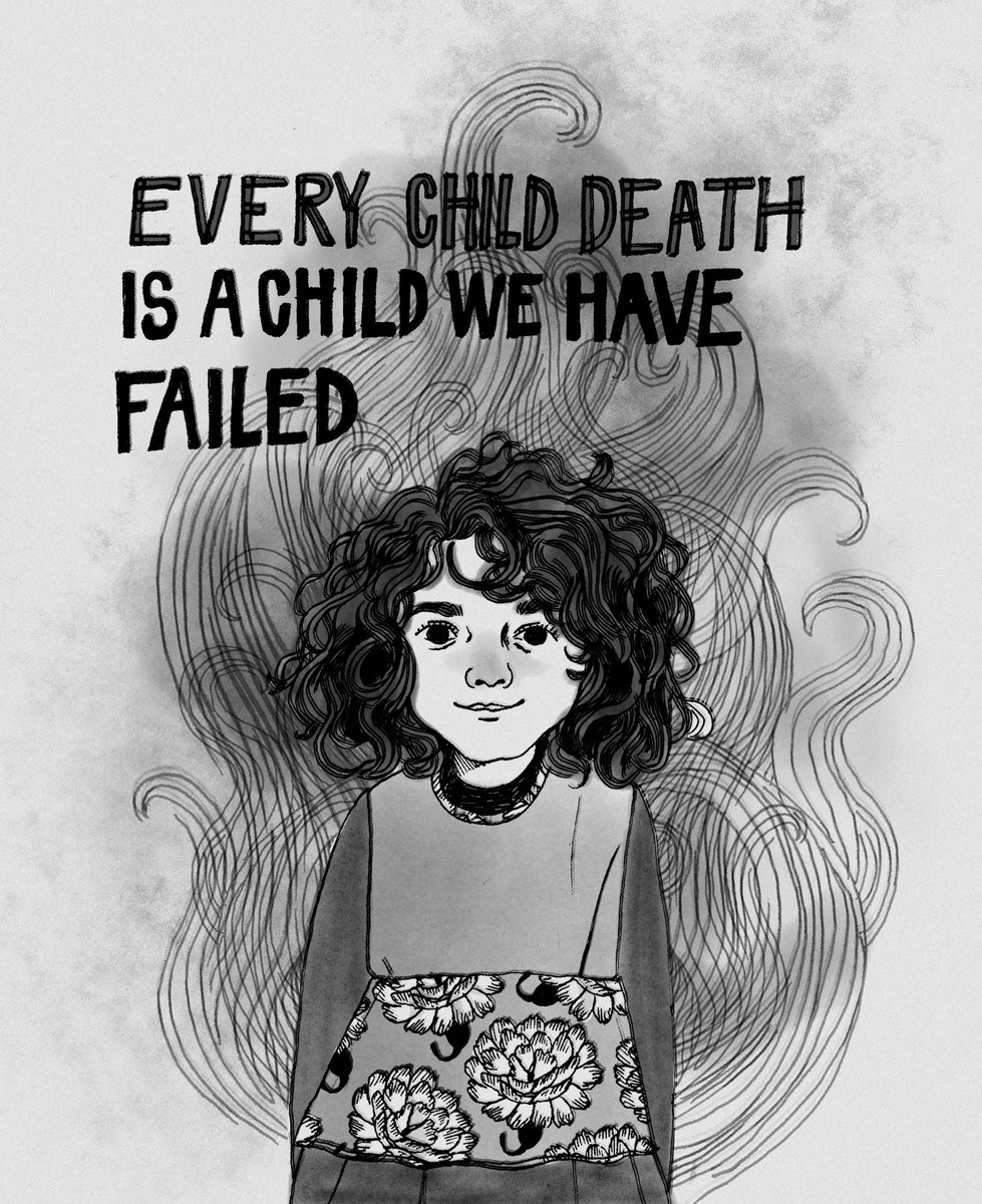 Hoy cojo el lapicero para dar forma a algo que lleva semanas en mi cabeza. Voy a manifestaciones por el alto al fuego y se me saltan las lágrimas.  

🇵🇸 "Every child death is a child we have failed" ("Cada muerte infantil es un niño/a al que hemos fallado")