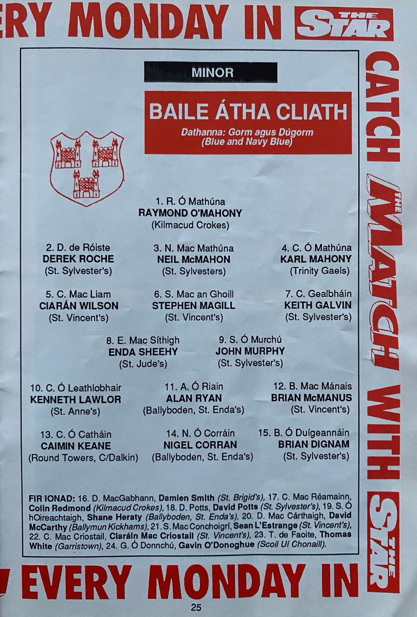 GAA Programmes tweet media