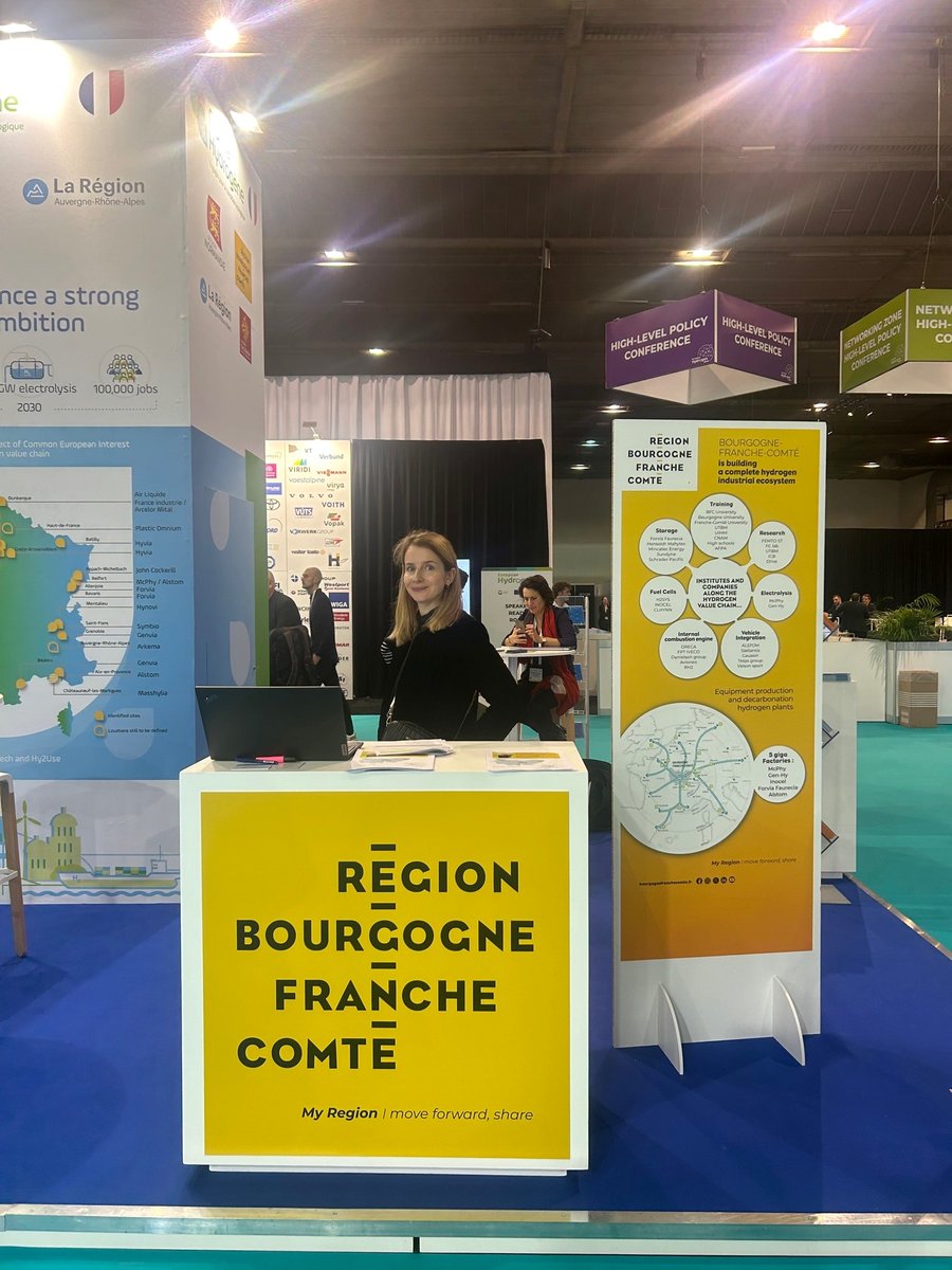 FranceHydrogene's tweet photo. #EUH2Week France Hydrogène est présente à la Semaine 🇪🇺 de l'#hydrogène à Bruxelles 📢

📍 Retrouvez-nous sur le stand commun Hydrogen in 🇫🇷 avec @auvergnerhalpes @bfc_region @Occitanie et @RegionNormandie pour échanger sur le déploiement de l'hydrogène au + près des territoires https://t.co/regkr1GZdg