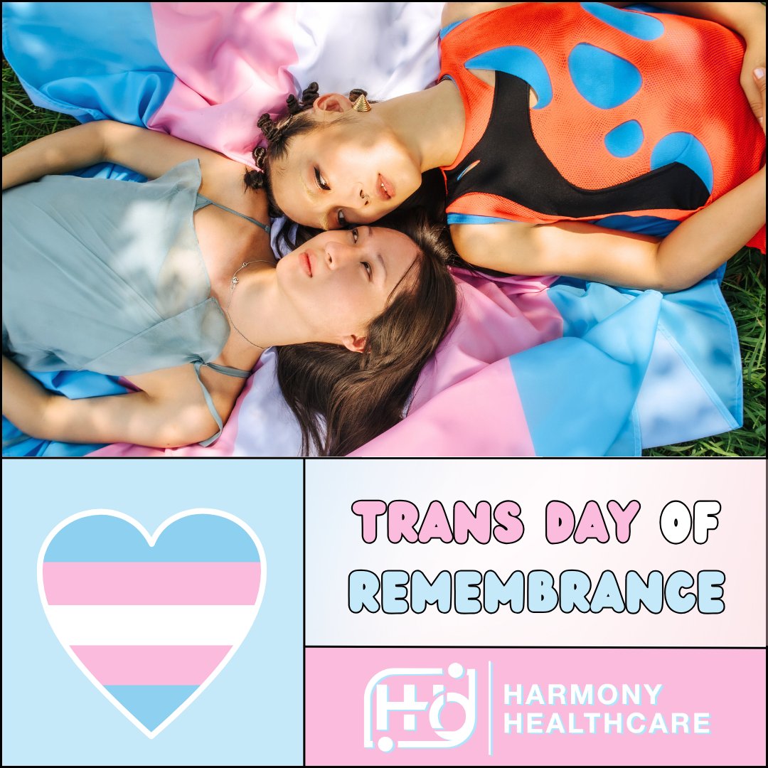 harmony_florida's tweet photo. 🏳️‍⚧️ Today and every day, we commemorate our Trans community and their day of remembrance. As a gender affirming care provider, Harmony Healthcare supports the trans journey to authentic wellness. 🏳️‍⚧️ https://t.co/Ri008NHa6F