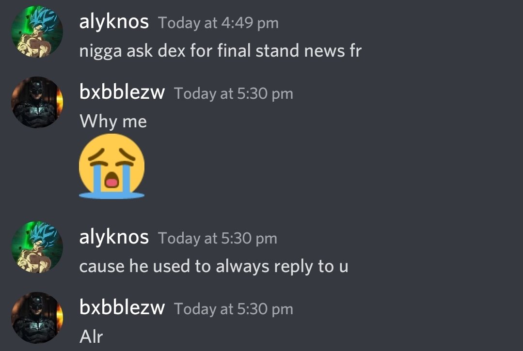 BxbblezW's tweet photo. @Dexerius Update? 💀 https://t.co/qRDTZ1QdTP