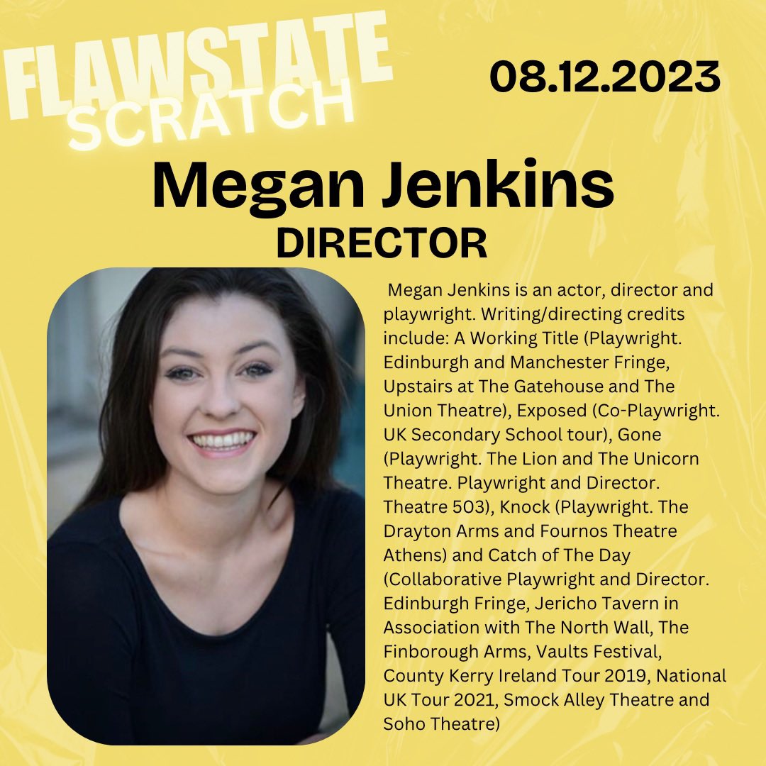 ⚡️FRIDAY’S LINEUP⚡️

Meet the creative team of “MERCY”

Written and performed by Jonty Weston
Directed by Megan Jenkins🔥

Book your tickets via goldengoosetheatre.co.uk/whatson/flawst… 🪩🪩🪩