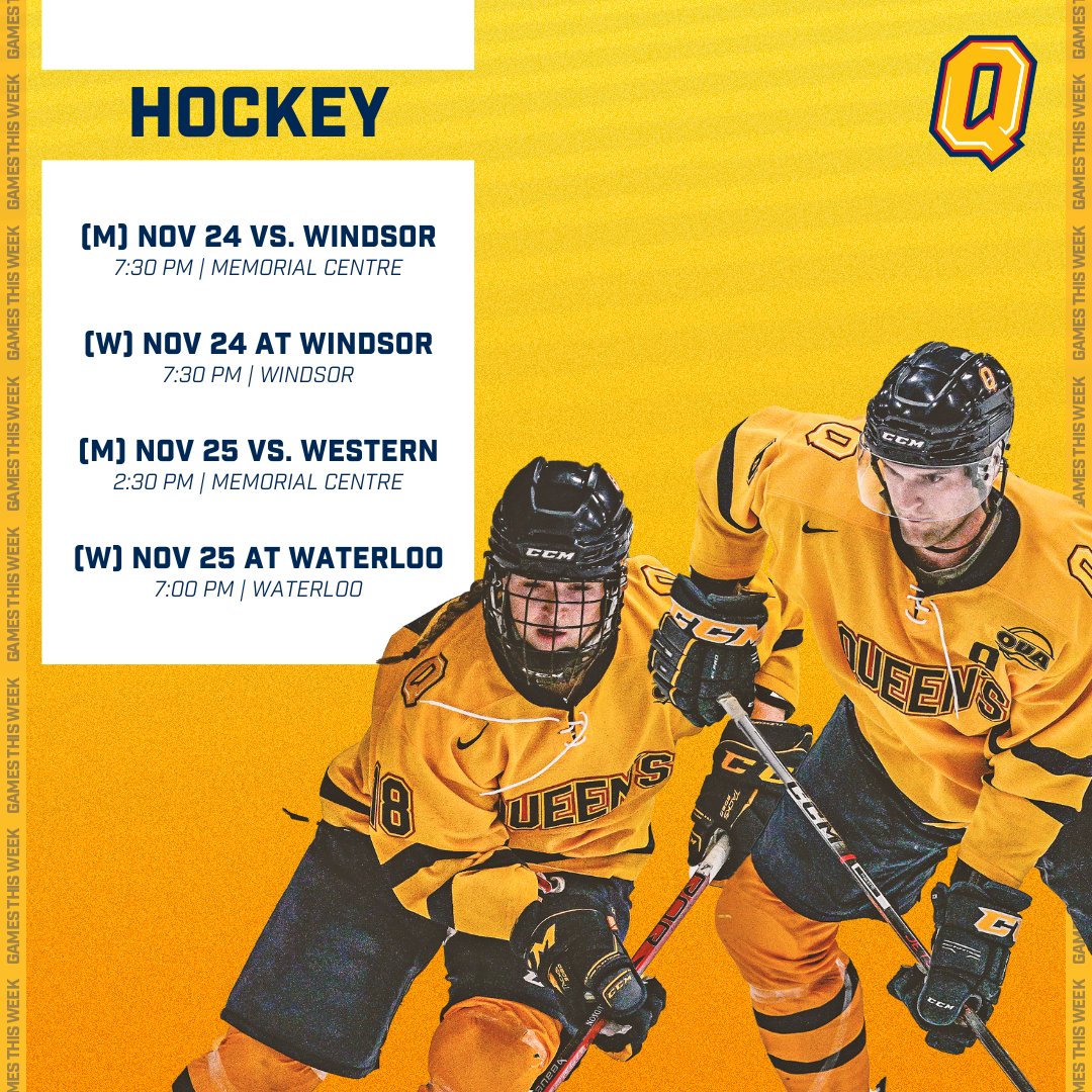 queensgaels's tweet image. GAMES THIS WEEK 🇷🇴: Richardson Stadium will play host to the 2023 Canada Life #VanierCup this weekend, but there is lots of other action for Gaels teams and clubs!

#ForGold | #ChaGheill