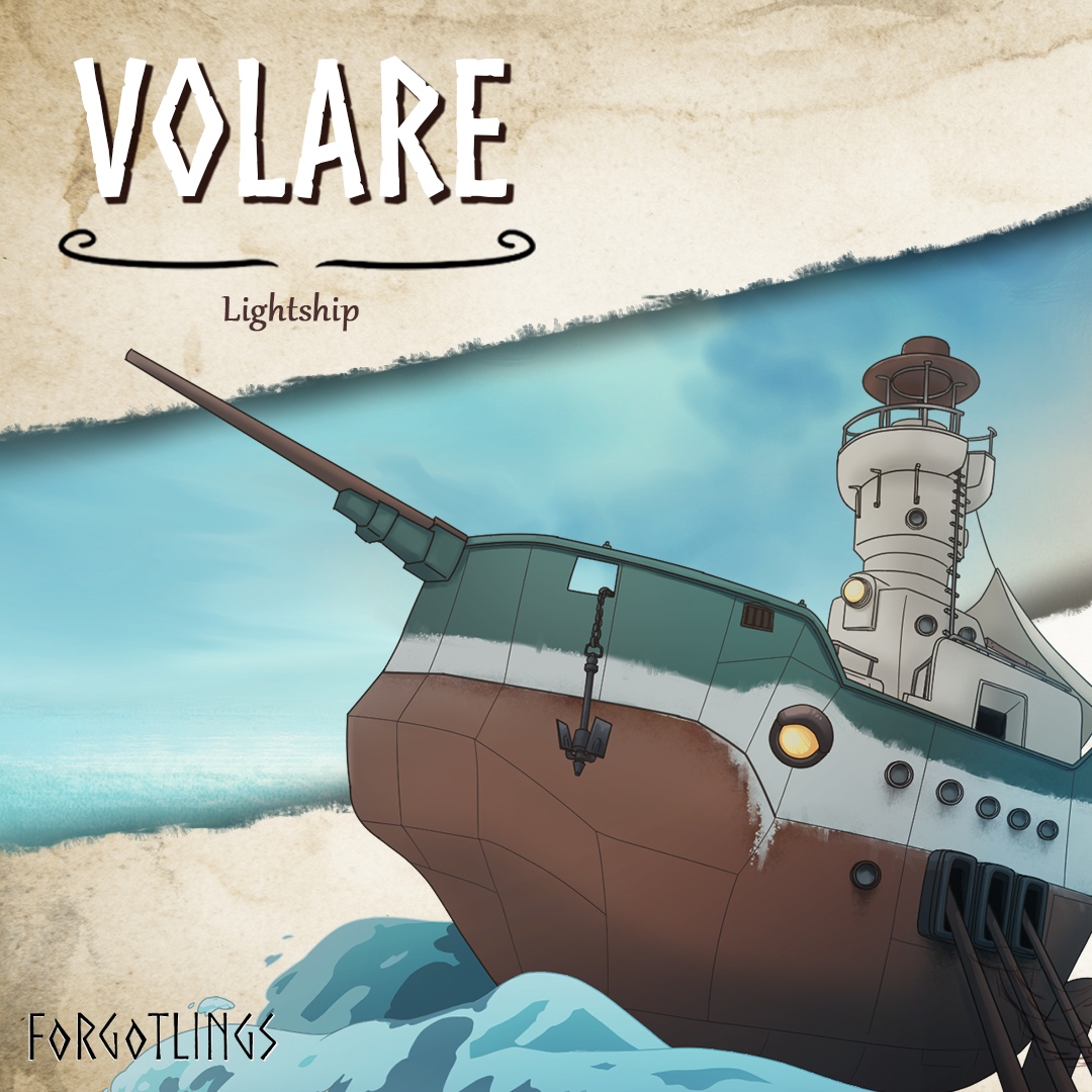 Hitcents's tweet image. Hop aboard the Volare ✨
On this vessel players will find companionship in a diverse crew of forgotlings, each bearing their own histories and intricacies. Notably, the ship itself is a sentient forgotling named Volare.
#forgotlings #indiegames #gamedevelopement