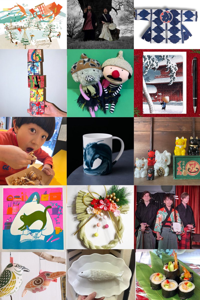 JAPANESE MARKET🎄👹
Explore the traditional and contemporary ‘Little Japan’ in Hackney and find unique gifts for Christmas!
Japanese food, Kimono, ceramics, illustrations, jewellery live music and  demonstrations of Tea, Furoshiki and Bonsai... much more. yokimono23xmas.eventbrite.co.uk