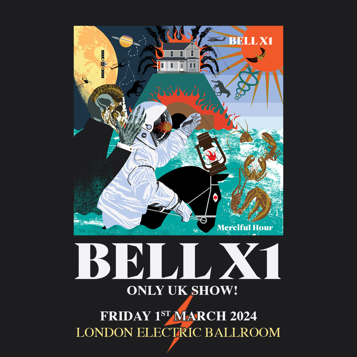 📣New Show Announcement📣 @BellX1 will be playing a show at London’s Electric Ballroom on the 1st of March 2024! Tickets will go on sale Fri, 24th of Nov at 10am!