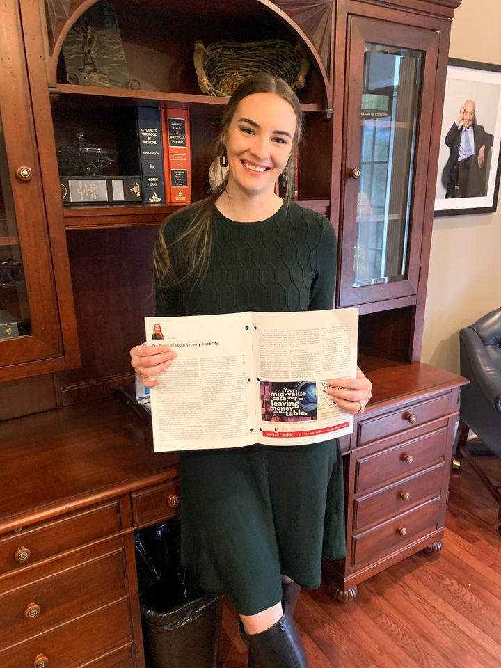 Extra, extra!📷 Teris Swanson's article on the Basics of Social Security Disability is featured in this month's Kentucky Justice Association's The Advocate Magazine!
If you need assistance with your Social Security disability case, contact Teris at (270) 442-1422!