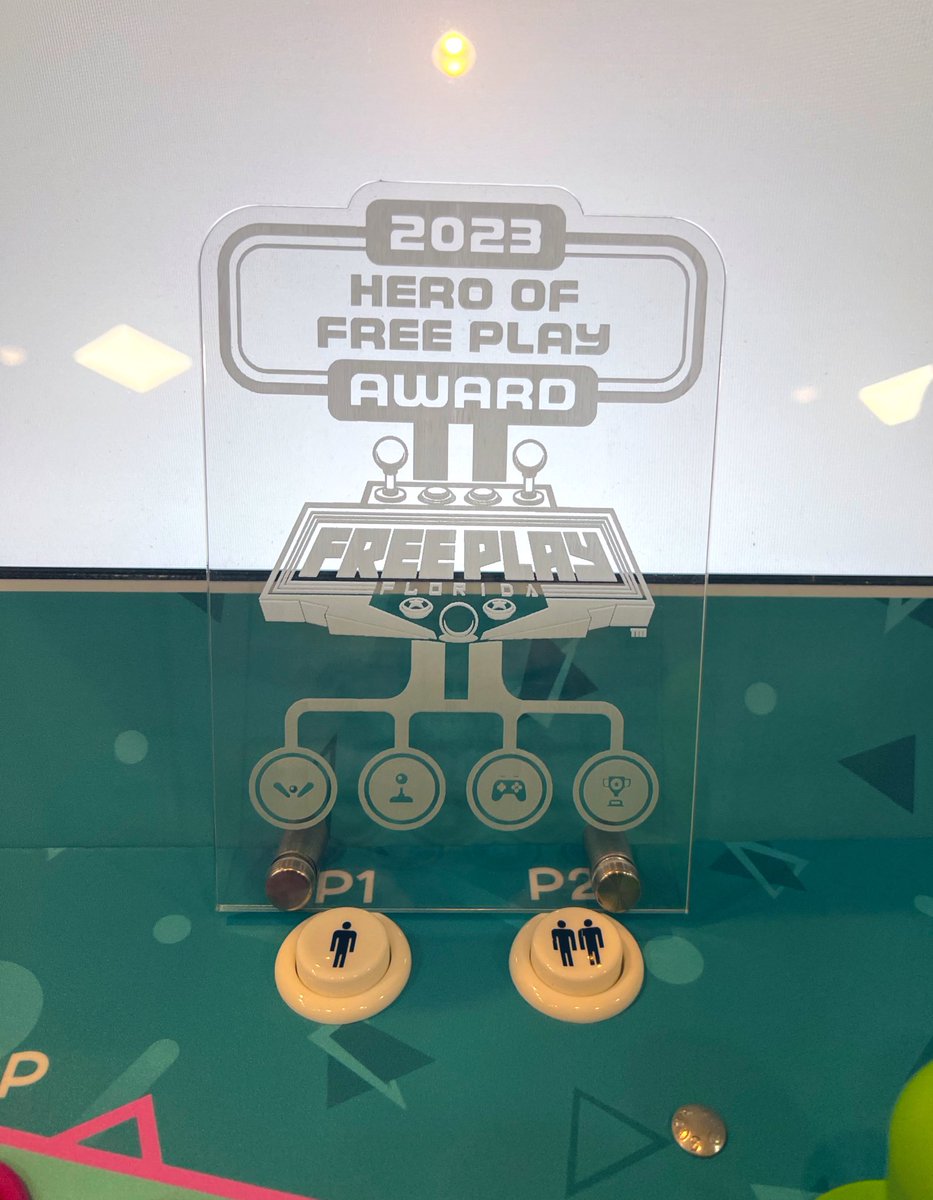 Shocked and honored to receive this award at <a href="/freeplayfla/">Free Play Florida</a> this year! We felt totally overwhelmed by the positive reception of our game, Throwback! Jai-Alai Heroes. Thank you to everyone who made this happen!