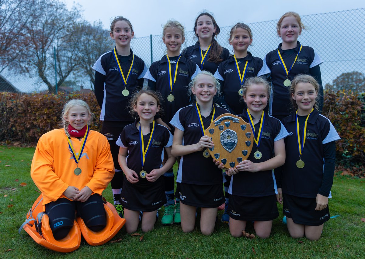 GreshamsSport's tweet photo. Congratulations to the Girls U11A who today became East Regional Champions! 🙌🏆👏🥇🏑

@inspiresport @YourSchoolGames @NxtGenHockey https://t.co/BGKPGHMIjC