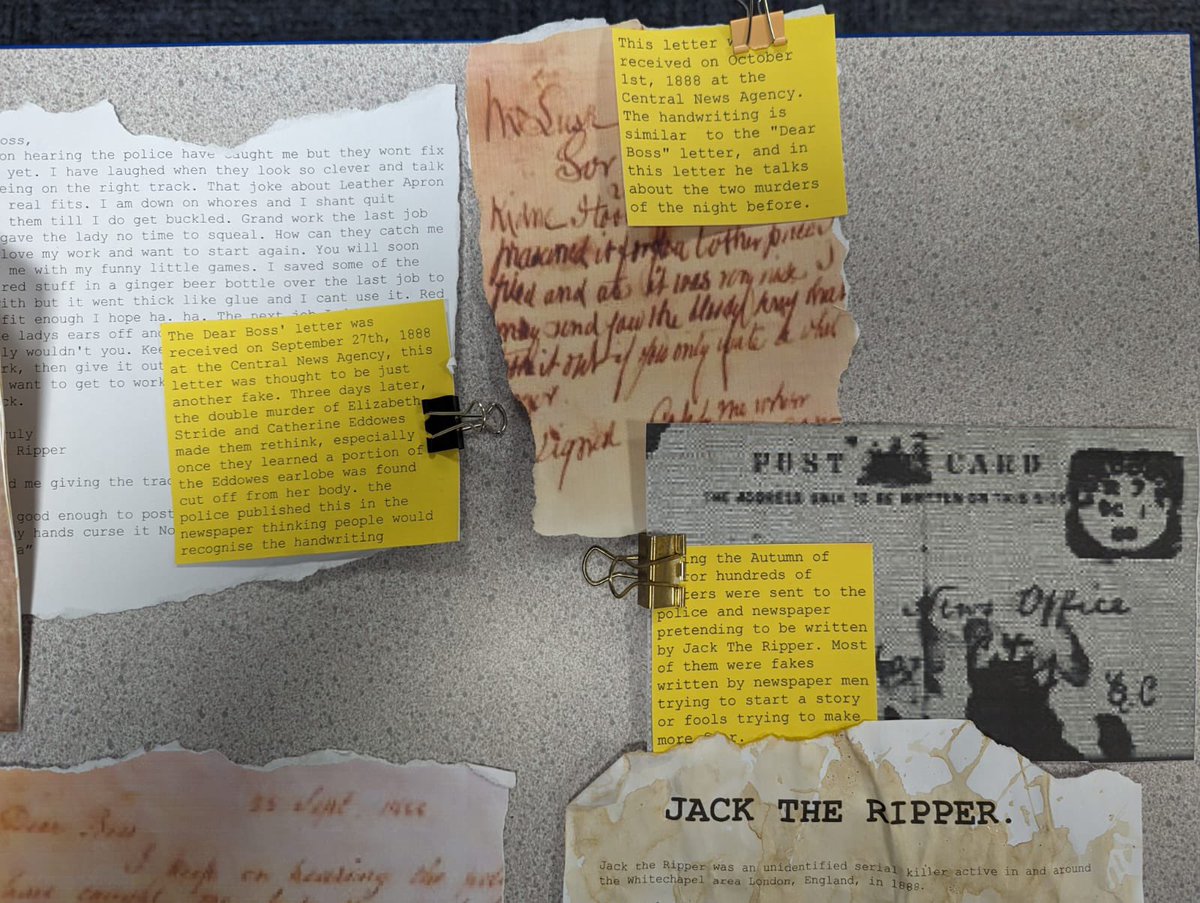 PATCarletonHigh's tweet photo. Mr Charlesworth would like to share this amazing homework on Jack the Ripper completed by Mitchell.
Well done Mitchell, showing the school value of #Excellence with this piece of homework!
#historyhomework #sharinggreatwork https://t.co/vt6XyKZMPT