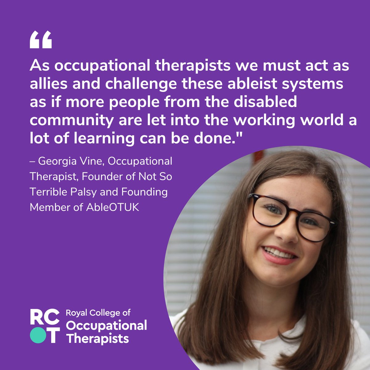 "Finding a job with a disability can be a minefield, with disability unemployment rates being a lot higher in comparison to non-disabled people."

For #DisabilityHistoryMonth, <a href="/GeorgiaVineOT/">Georgia Vine (She/Her)</a> shares her experiences as a disabled OT: loom.ly/HfQSO6k

#UKDHM23 <a href="/AbleOTUK/">AbleOTUK</a>