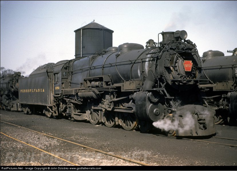 K4s1361's tweet photo. [Photo from John Dziobko]

PRR K4s 3751 at Bay Head Junction, New Jersey on February 22nd, 1954! Click on the link below and donate to 1361’s restoration today!

https://t.co/fZ8LUmoAqy https://t.co/ILznfrQBXA