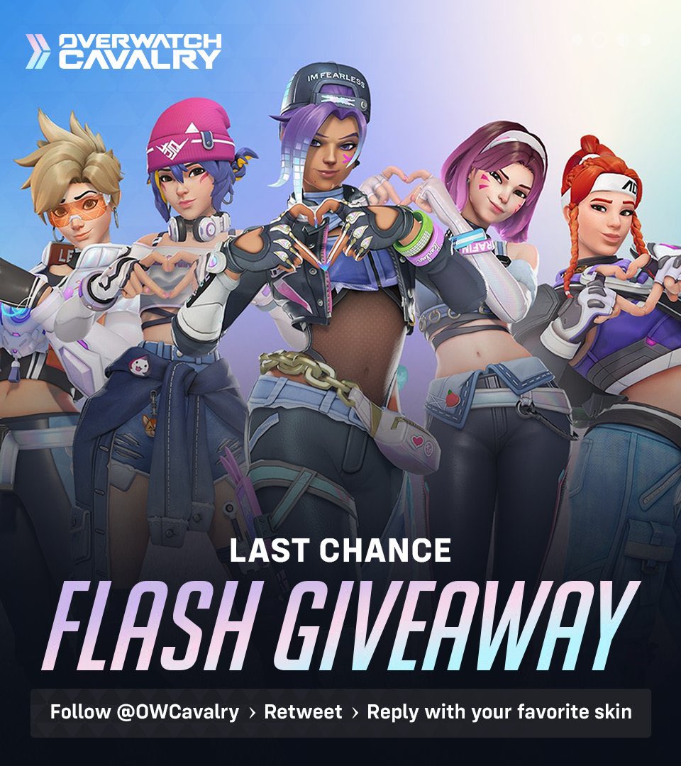 Iqmighty's tweet image. 💖 LE SSERAFIM Skin Bundle Giveaway 💖

Get these skins before they leave the #Overwatch2 Shop on November 21.

🫶 Follow @MightyBrig
🔁 Retweet this post
💬 Reply with your favorite skin

⚡️ Ends in 24 Hours!