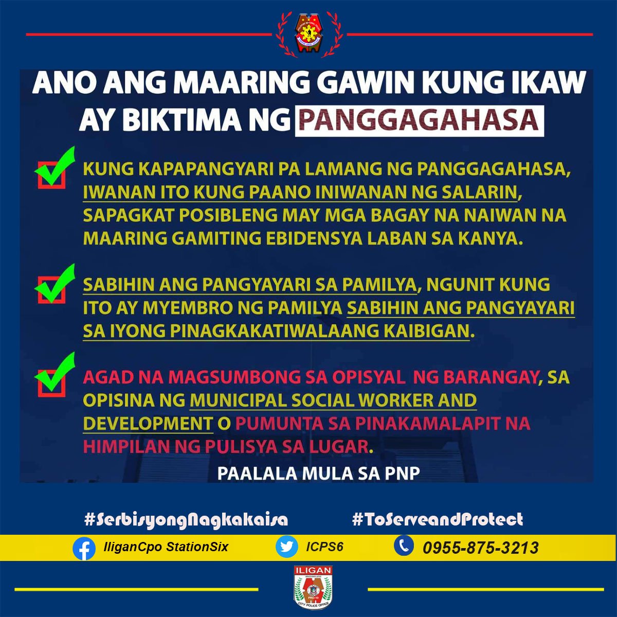 ICPS622's tweet photo. #SerbisyongNagkakaisa
#ToServeandProtect https://t.co/NkAORijunh