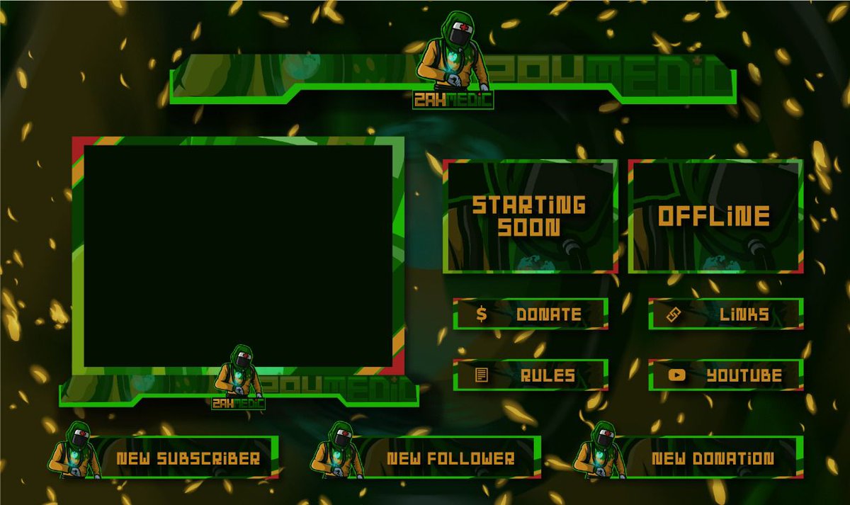 twitch_stuff's tweet image. Hi! friends this is the recent artwork that I have done! so get your animated/static Overlay at reasonable prices! #Overlay #Design #SupportSmallStreams #SupportSmallStreamers #twitchStreamers #Dragon
@BlazedRts @sme_rt @rtsmallstreams @SupStreamers