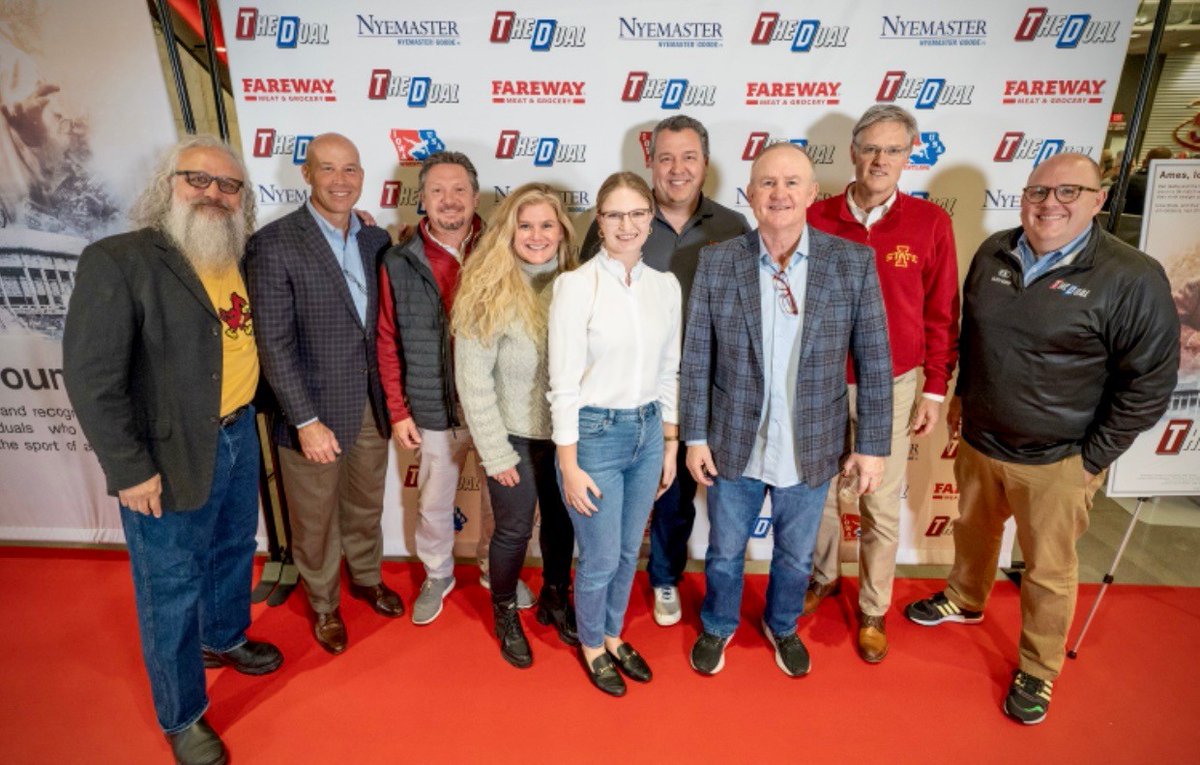 Tonight’s the night! A special 2-hour version of #TheDual documentary airs on Iowa PBS at 8 PM. Nyemaster is proud to sponsor The Dual, which explores the 1986 wrestling match between No. 1-ranked Iowa and No. 2  Iowa State. Some of our team attended a special screening Friday.