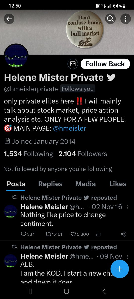 RLeePhD's tweet photo. @hmeisler They are spoofing you and reposting all your tweets. Maybe you can block them from following you? https://t.co/Jb1fPGMLPR
