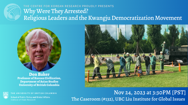 On Friday November 24, 2023 Join us with Dr. Don Baker from University of British Columbia
ckr.iar.ubc.ca/events/event/d…