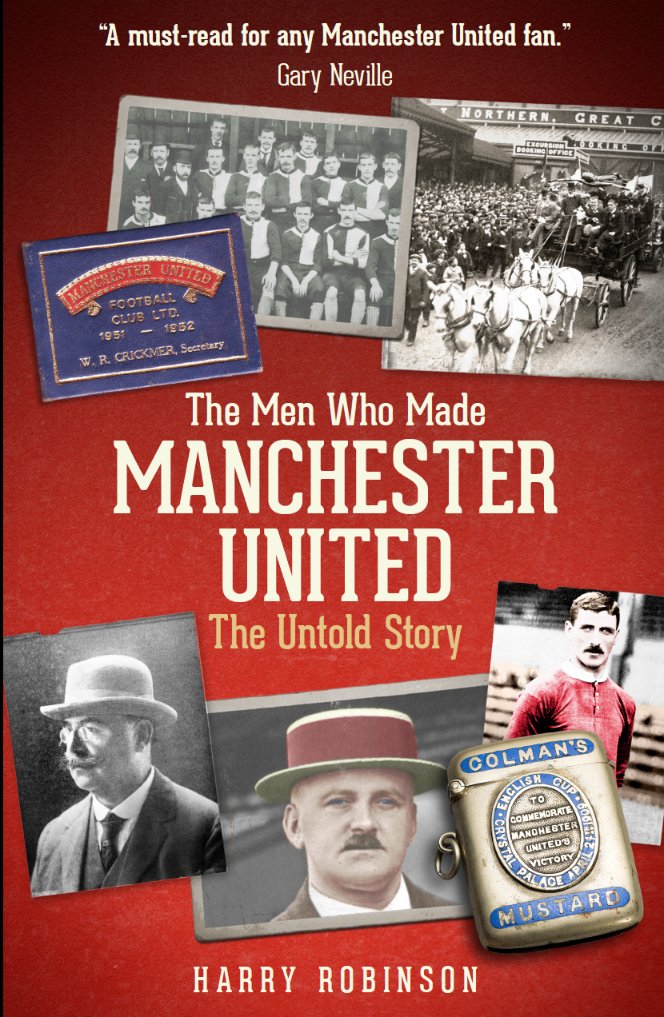 On this day in 1880, Manchester United played their first recorded game.

Newton Heath L&amp;YR were beaten 6-0 by Bolton Wanderers' second XI. It was a long journey to FA Cup and title glory three decades later...

The full story is in my book, available ⬇️

amzn.to/3qgfbvd