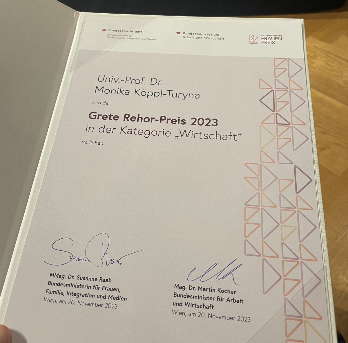 Prof. Monika Köppl Turyna tweet media