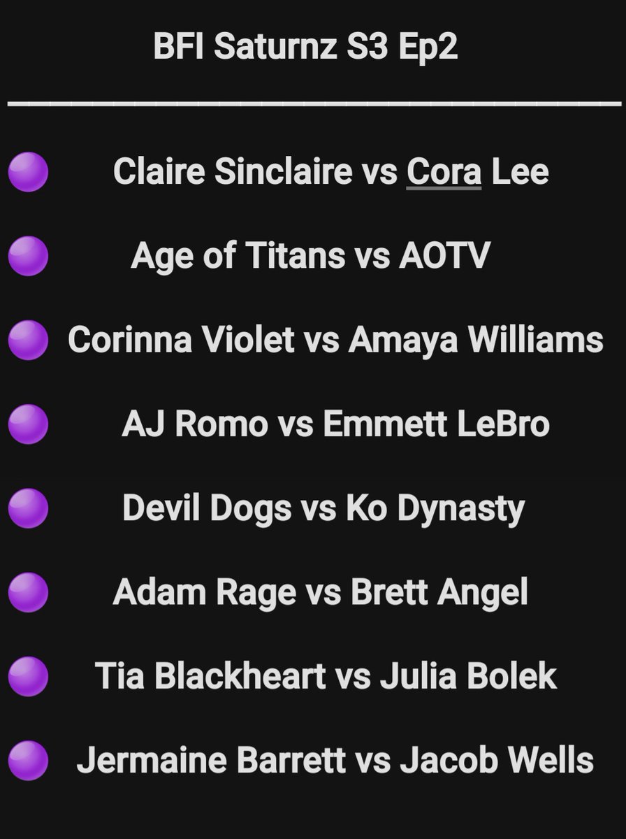 Episode 2 of Saturnz is ready for tomorrow as more champions are in action along with some competitors on the path of redemption after last season!