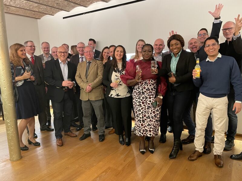 TheGCSP's tweet photo. Our #GCSPAlumni Community is a great #network for exchanging ideas and developing effective policy responses for a more peaceful future", said Ambassador @ThGreminger, in his speech broadcast last week in the 40 cities of the Global Alumni Networking Night #GCSPGANN. 🌏🌍🌎 https://t.co/Vx5fDOLjZ1