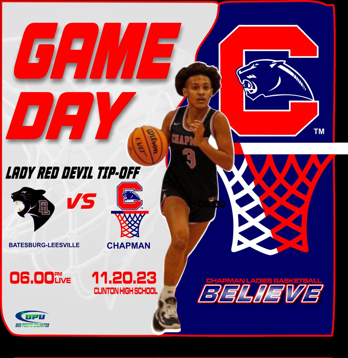 Chapman Lady Panthers Basketball tweet media