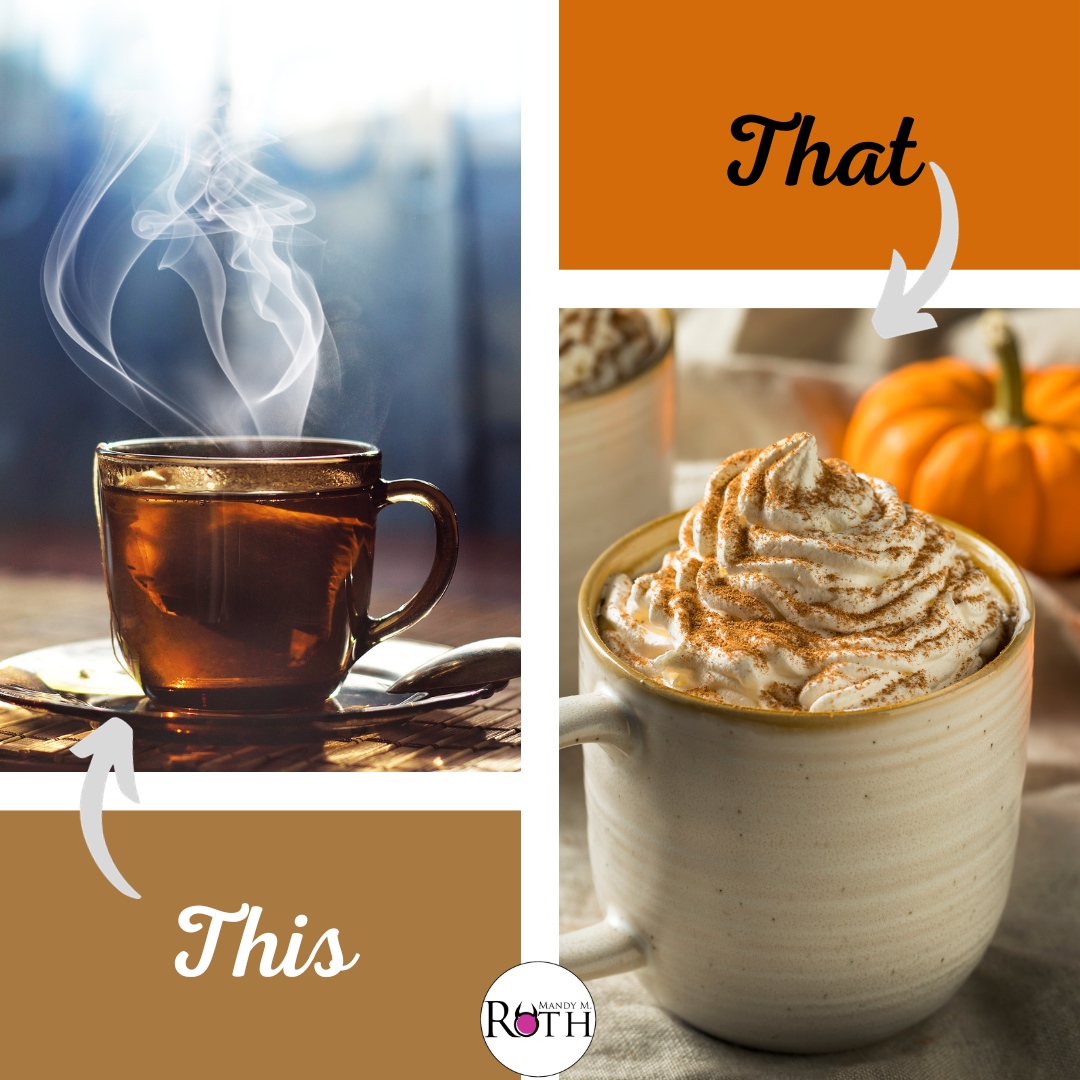 THIS or THAT? Spiced tea or pumpkin spice latte? Which do you like more? (PS: if you don't like either one, skip this) #thisorthat