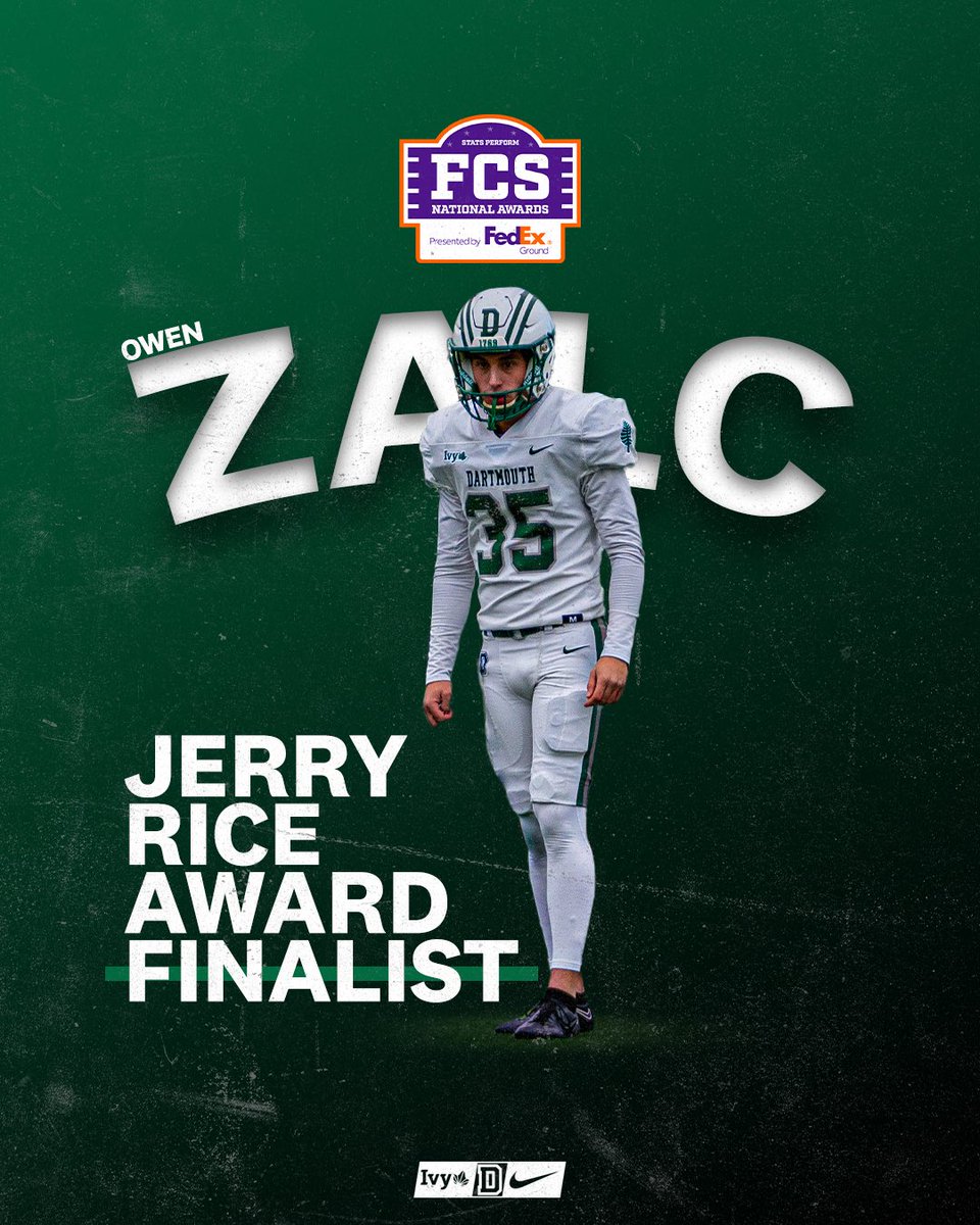 @OwenZalc is 1 of 22 finalist for the Rookie of the Year Jerry Rice Award as the only place kicker on the list. #TheWoods