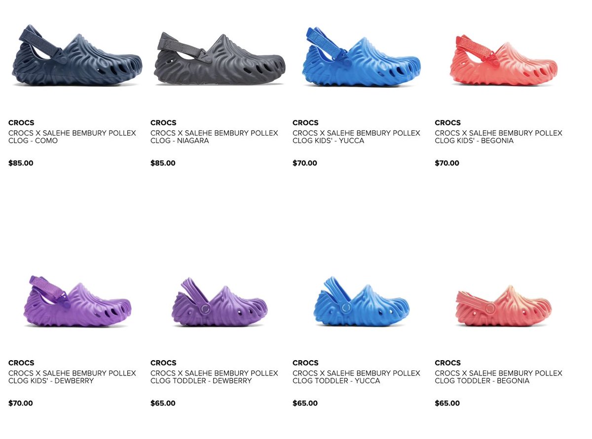 AD: 25% off w/code SITEWIDE25
Salehe Bembury x Crocs Pollex Clogs

Shop -> feature.sjv.io/KjEVdn