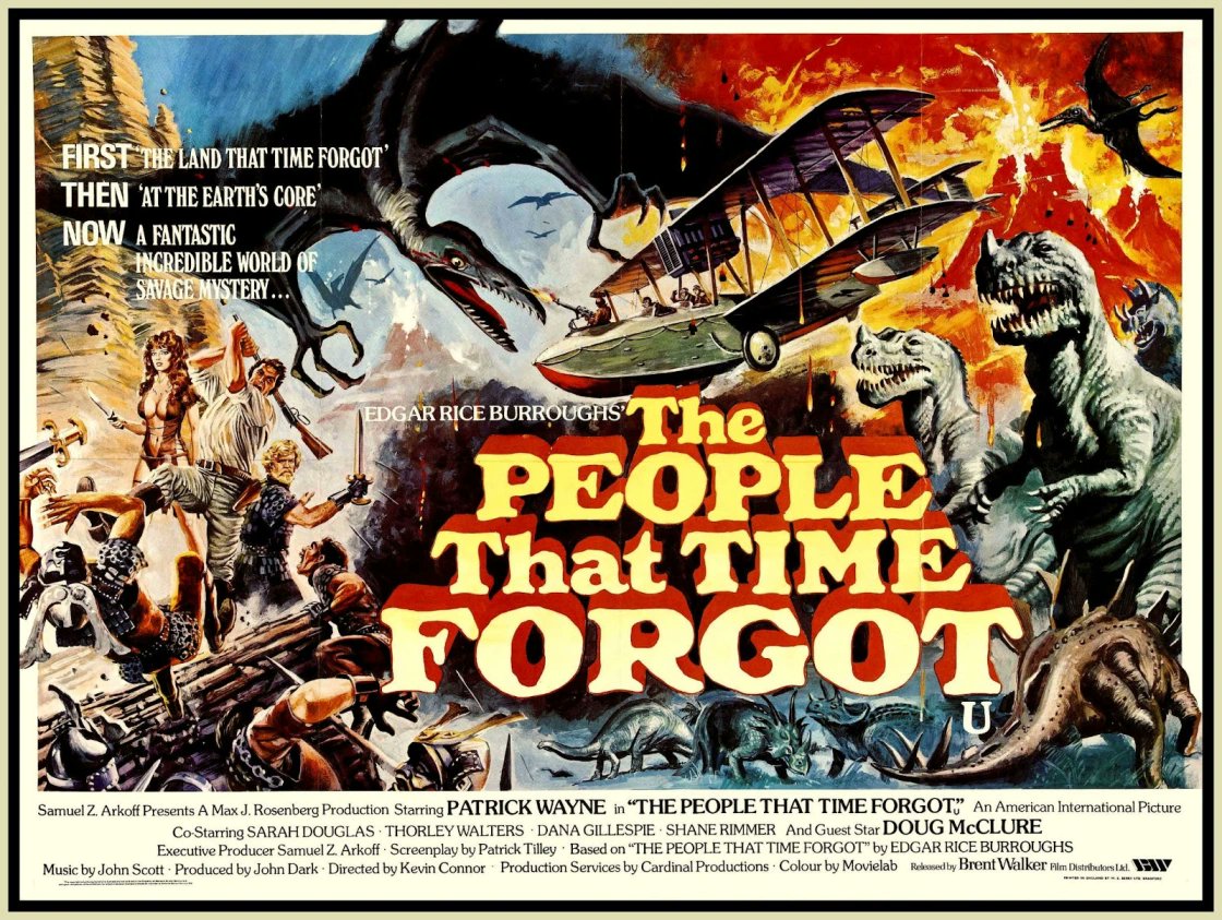 jgilchrist13's tweet photo. THE PEOPLE THAT TIME FORGOT.
Available to watch @ https://t.co/fZfCXlpL47
until 27th Nov.
Via @TPTVEncore &amp; @TalkingPicsTV.
An Amicus Production.
Sequel to The Land That Time Forgot.
Starring Patrick Wayne.
With Doug McClure.
Adventure.
Action.
Monsters.
#ThePeopleThatTimeForgot https://t.co/DofncV1rYs