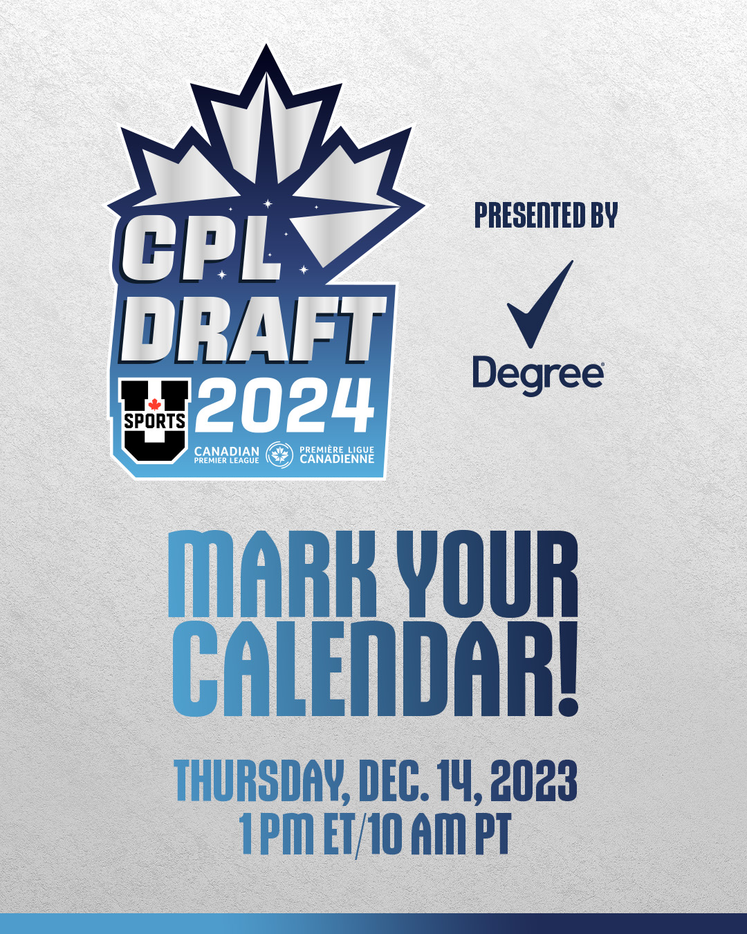 Canadian Premier League announces 2024 CPL-U SPORTS Draft